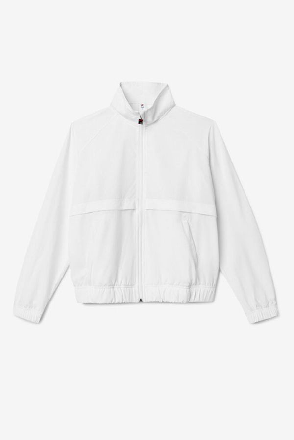 Fila Tie Breaker Tennis Women's Jackets - White,NZ 859-98435